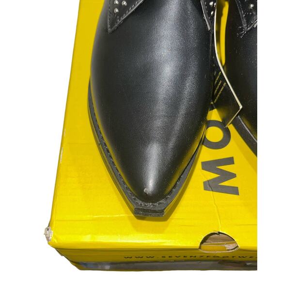 NIB! Seven7 Women's Dallas Studded Western Ankle Booties - Size 8 - Picture 9 of 9
